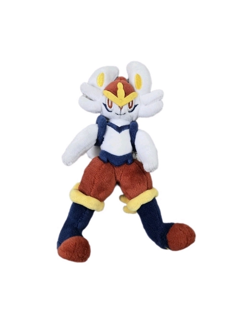 Pokemon Center Authentic Cinderace Posable Plush 8" Pokedoll Stuffed Animal Doll